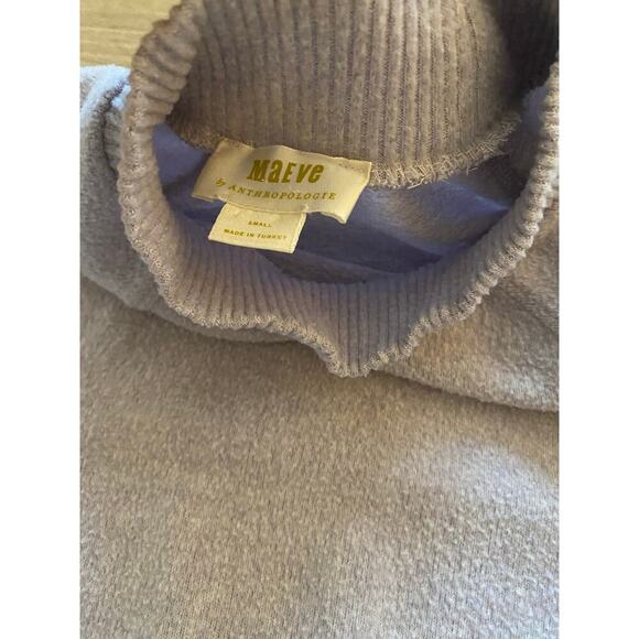 Anthropologie Maeve Laney Mock Neck Long Sleeve Cottagecore Sweater Women Small - Picture 11 of 11